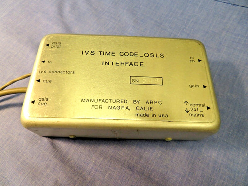 Qsls time code - qsls, unit