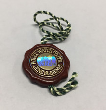 Rolex Hang Tag Logo Chronometer Seal Shield Original Vintage