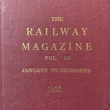 THE RAILWAY MAGAZINE BOUND VOLUME 98 January To December 1956 Antiquarian