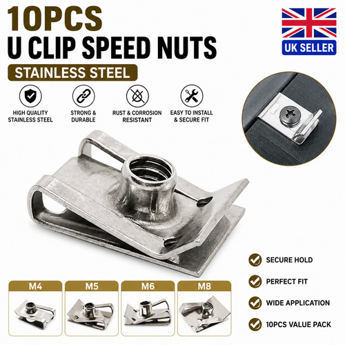 10pcs stainless steel - stainless, clip