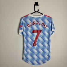 Women's Manchester United Football Shirt 2021/22 Away RONALDO #7 (M) 0482