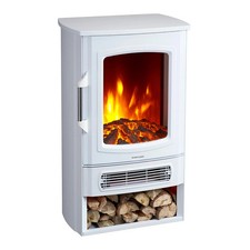 Neo Electric Fire Heater 1000W / 2000W Freestanding Realistic Flame Log Store WH