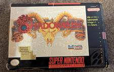 CIB Shadowrun Super Nintendo SNES NTSC USA