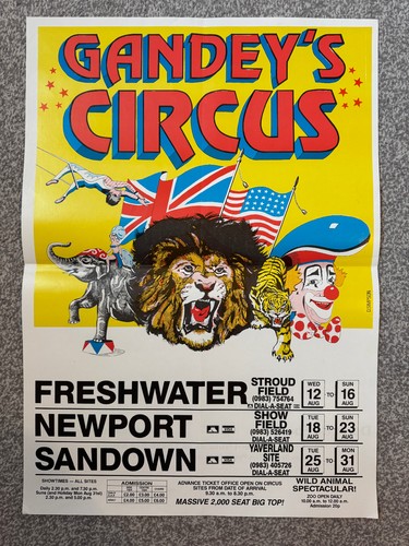Gandey circus poster - circus,