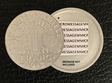 WWII Vichy France 1 Franc