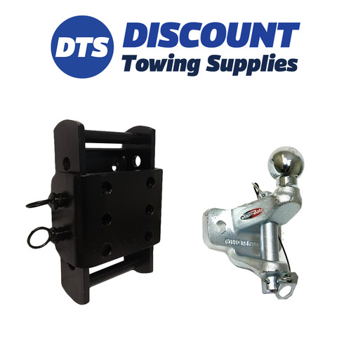 Black towbar trailer - 3.5, ton