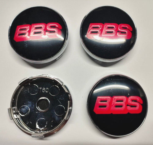 Black red 60mm for bbs - 4x,