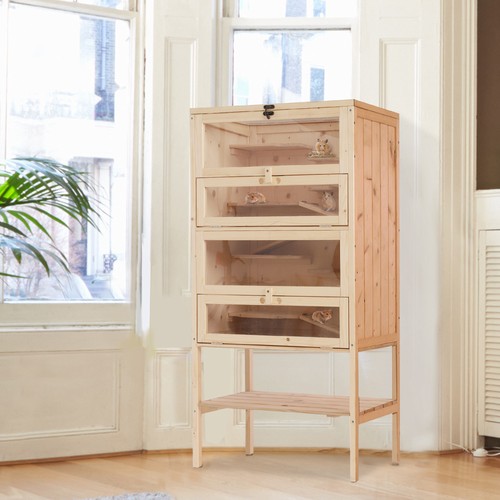 Wooden hamster cage - cage, small