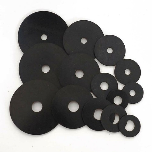 Black neoprene rubber - black,