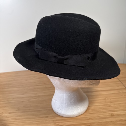 Kangol black wool felt fedora - wool,