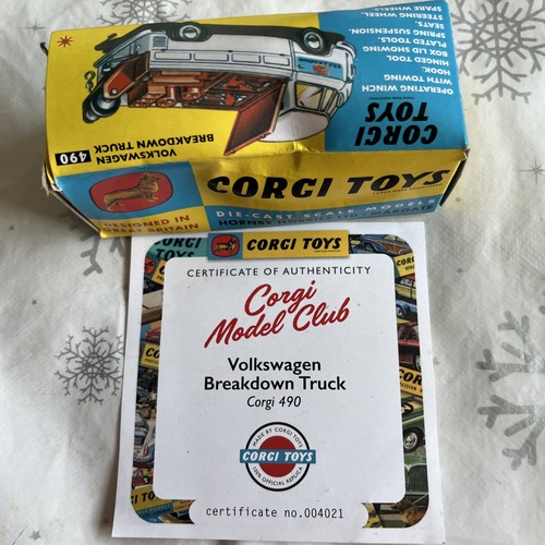 Corgi issue 490 - re-issue, volkswagen