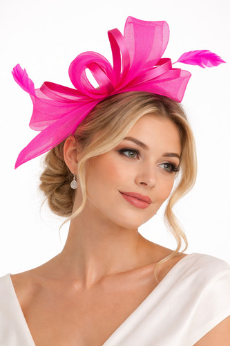 Flower feather hair - feather,