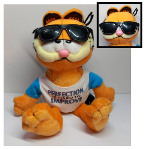 Garfield with sunglasses - garfield, soft