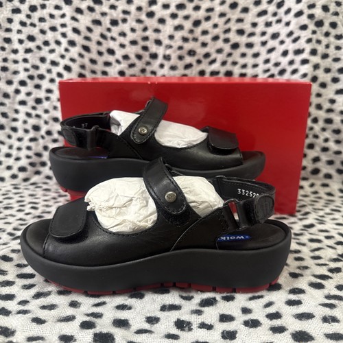 Wolky black walking leather - walking,