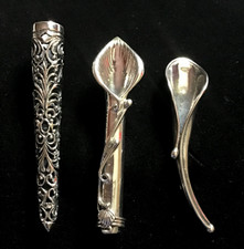 3 x STERLING SILVER Tussie