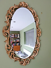 Oval Bevel Edged Mirror With