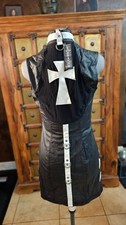 Lip Service Gothic Nun Dress Set NWT Large Fetish Punk Cross Buckle Mini Cosplay