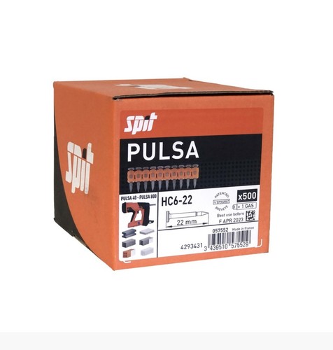 Spit pulsa nails hc6 22mm - nails, hc6-22mm