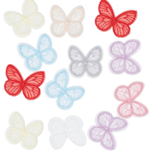 16pc butterfly applique - butterfly,