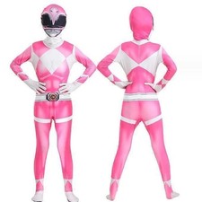 Power Rangers Cosplay Costume Jumpsuit kid Boys Girls Party Costume Halloween UK