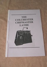 Colchester Chipmaster Lathe Manual (World Posting)