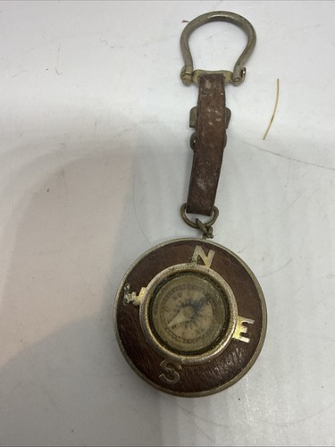 Antique leather fob style - antique,
