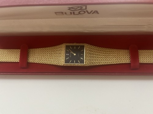 Vintage gold plated bulova - gold-plated,
