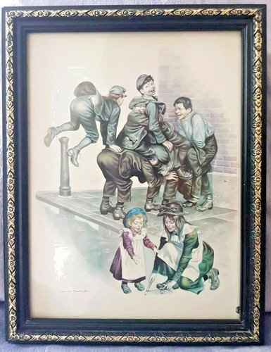 Vtge ronald embleton framed - ronald,