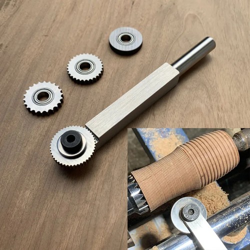 Single wheel knurling tool - single,