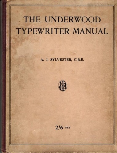 The underwood typewriter - the,
