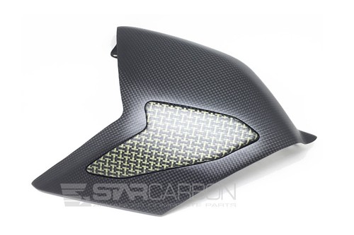 Carbon fiber swingarm cover - carbon,