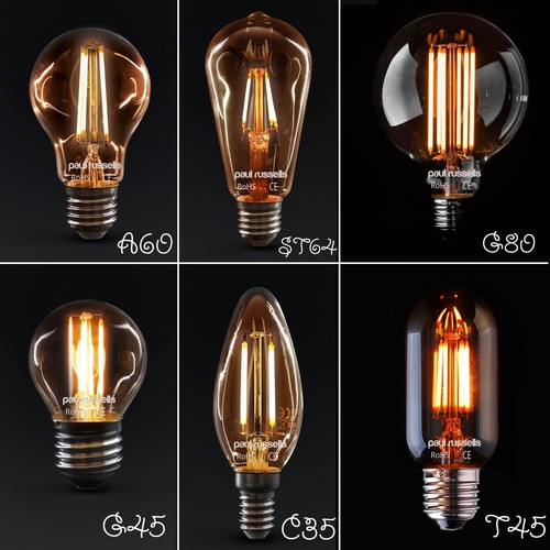 Filament led light bulbs - light,