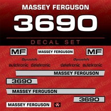 Massey Ferguson 3690 Tractor Aftermarket Decal Sticker Aufkleber Adesivo Set