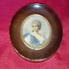 ANTIQUE STYLE FRAMED MINIATURE