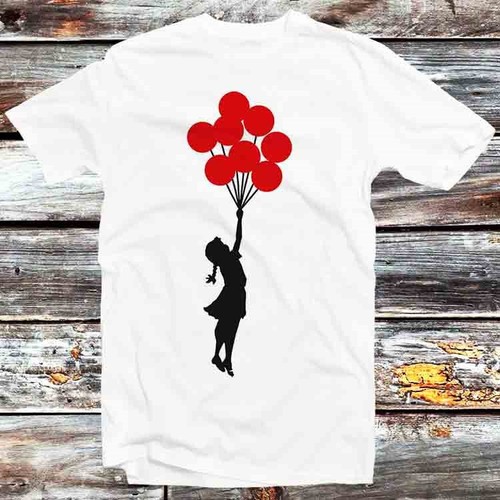 Banksy balloon girl shirt - banksy,