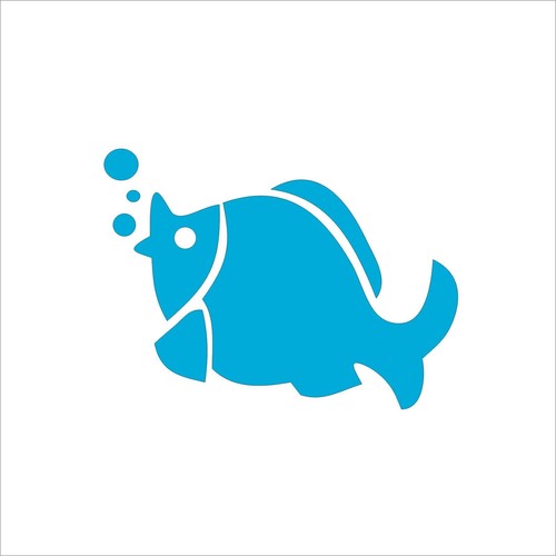 Bubble fish bathroom shower - ,