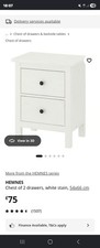 Ikea hemnes chest drawers - hemnes,