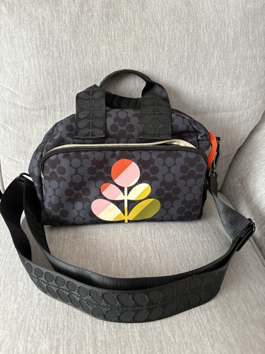 Orla kiely black stem - black, radial