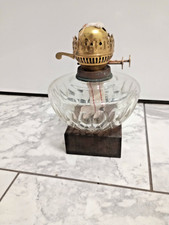 Antique Faceted Cut Glass Oil