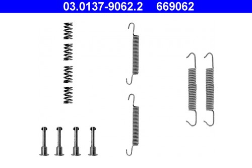 Parking brake shoes kit - parking,