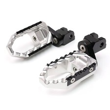 For Ducati Multistrada 1260 /S 18-20 Front Wide Foot Pegs 25mm Lower Silver