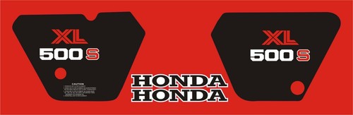 Honda xl500s decal kit - honda,