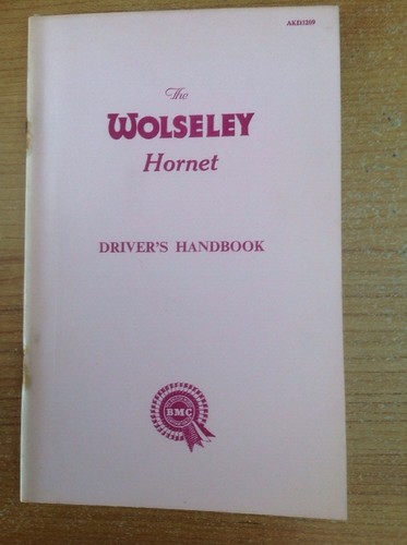 Wolseley hornet drivers nos - wolseley,