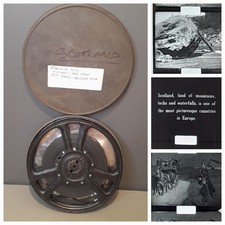 1920s SCOTLAND Vintage 9.5mm FILM Bagpipes Lochs Bowlder Stone Lomond Derwent