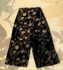 Stunning Rare Georgina Von Etzdorf Vintage Velvet Scarf 60”x10”