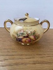 Aynsley orchard gold  lidded