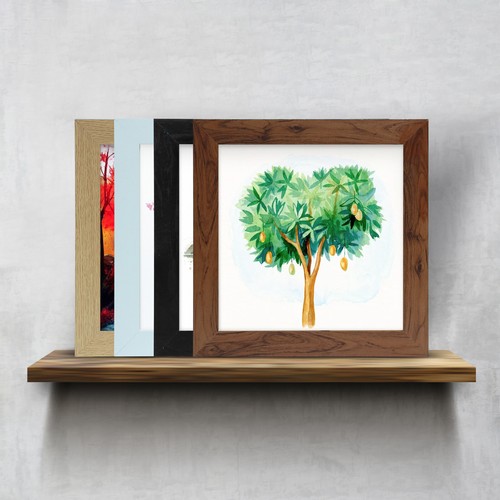 Square picture frame - picture, photo