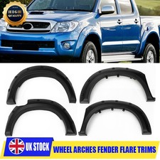 Black For Toyota Hilux Vigo 2005-14 Wide Wheel Arches Fender Flares Body Kit