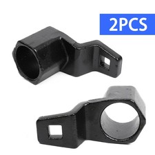 2pc 50mm Hex Crankshaft Spanner Crank Pulley Wrench Holder Tool For Honda Accord