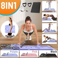 8in1 Multifunctional Fitness board pilates Reformer Set For Home Workouts Body